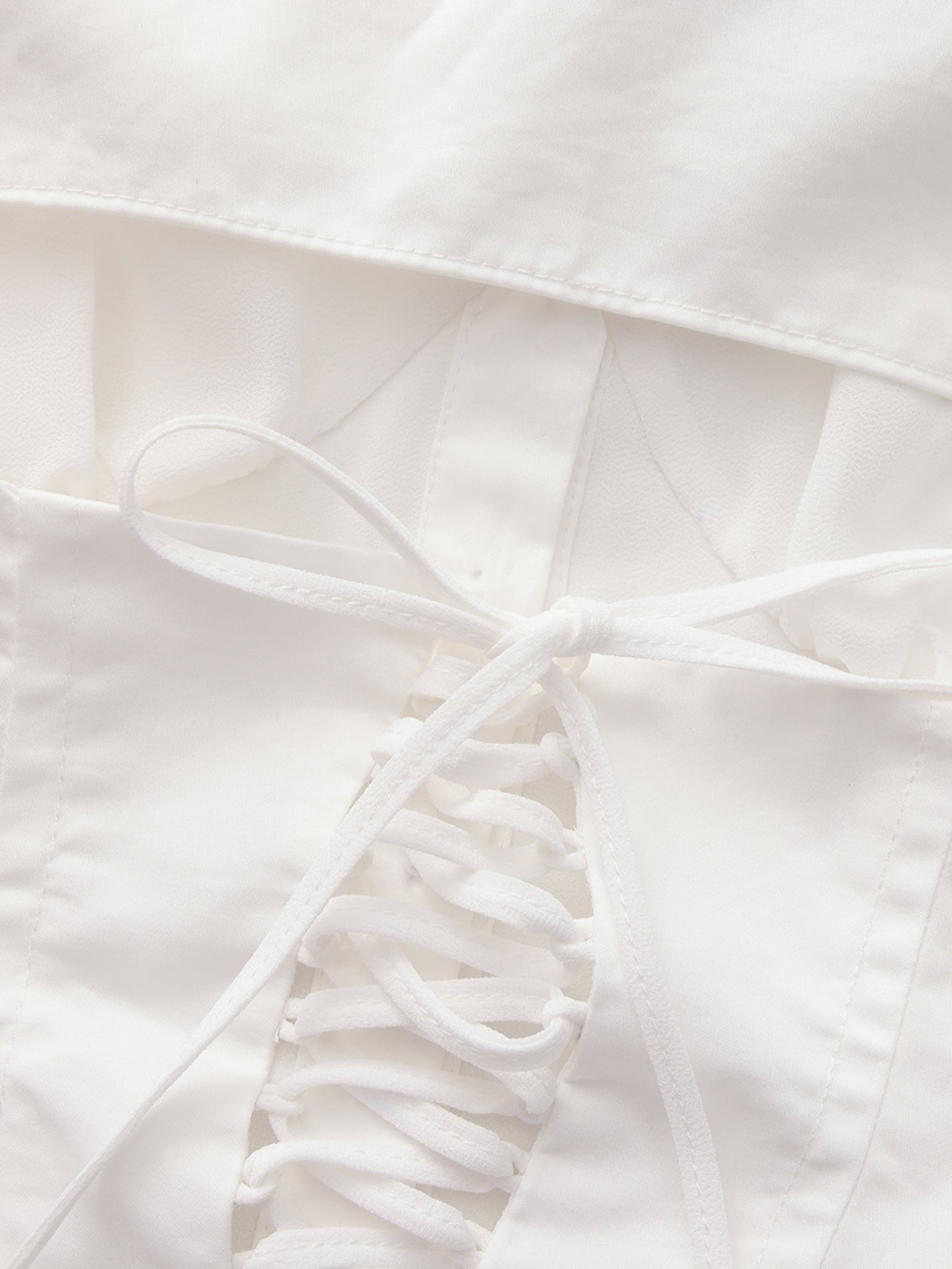 Raven Puff Sleeve White Top