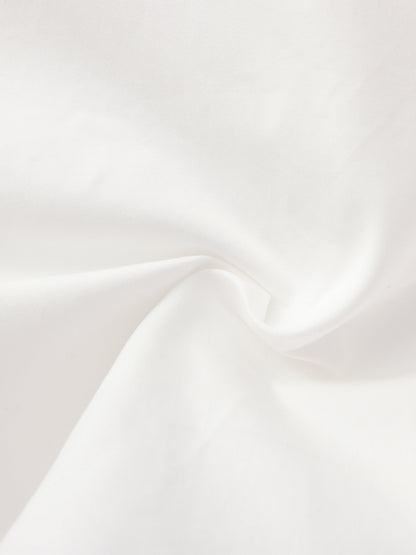 Raven Puff Sleeve White Top