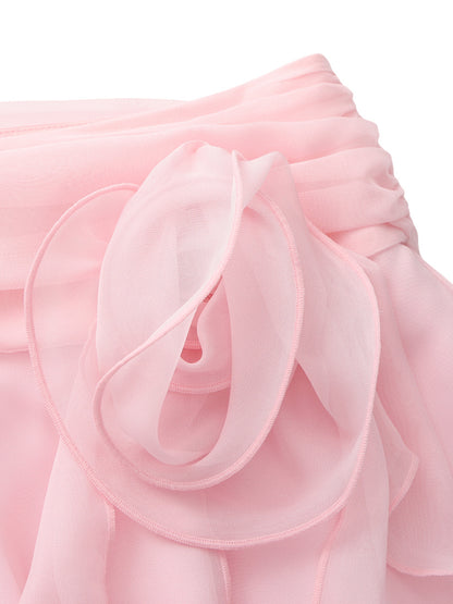 Ophelia Rosette Pink Skirt