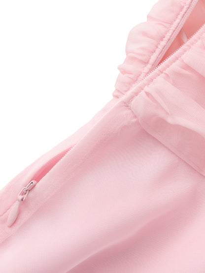 Ophelia Rosette Pink Skirt