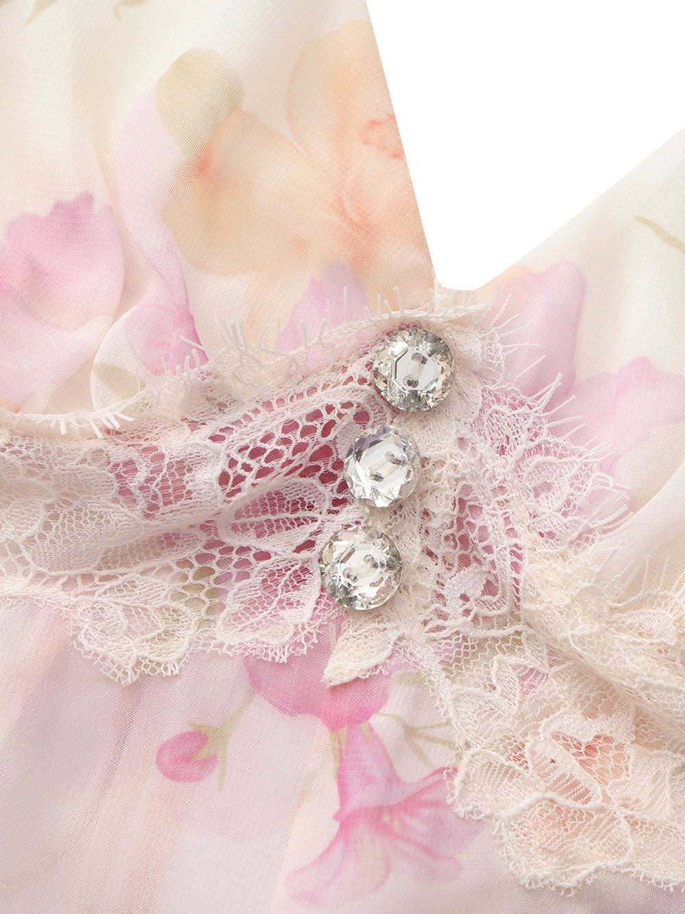 Ophelia Floral Lace Ivory Top