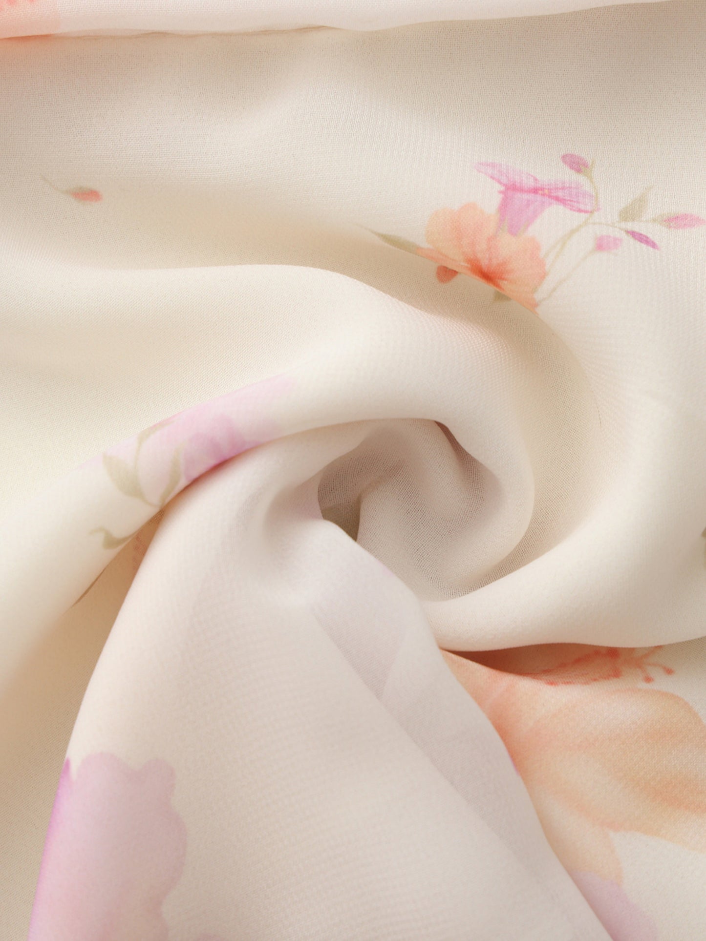 Ophelia Rosette Beige Print Skirt