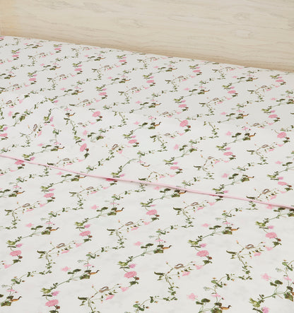 The Top Sheet - Pink Pond Floral
