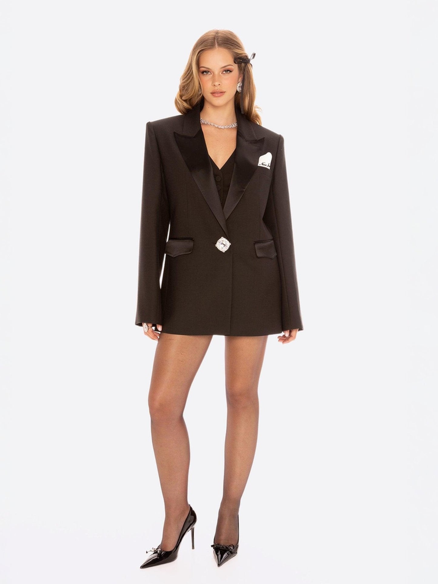 Sabine Blazer (Black) (Final Sale)