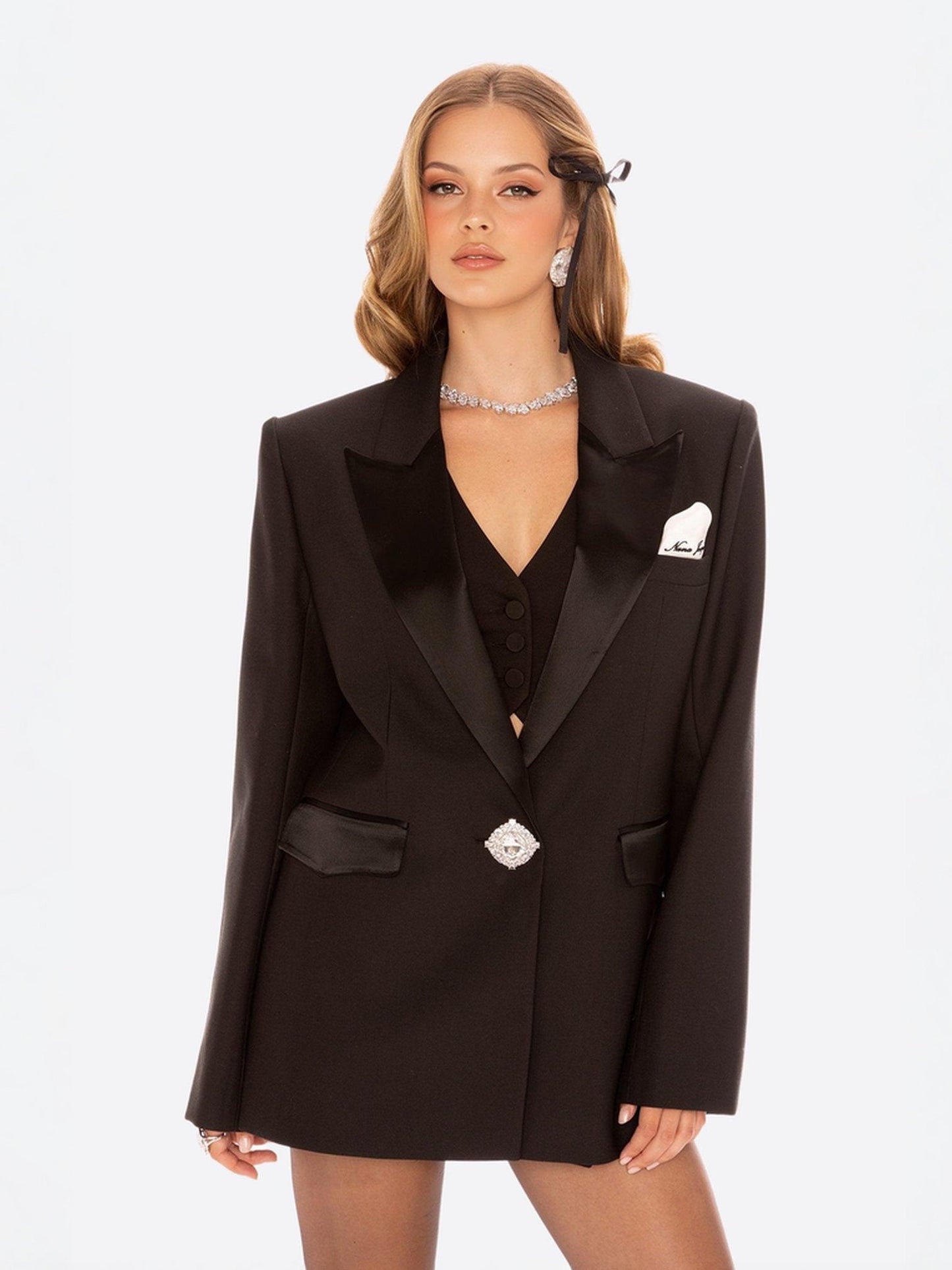 Sabine Blazer (Black) (Final Sale)
