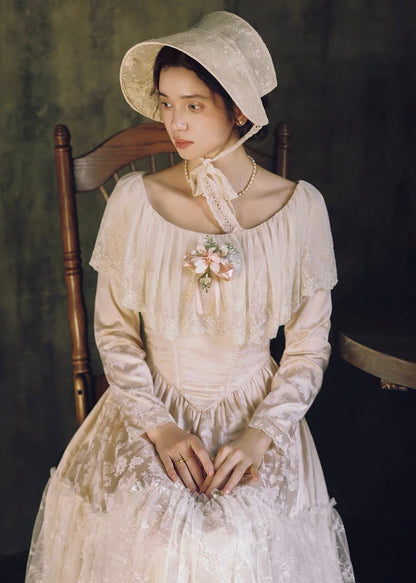 Luna veil bonnet