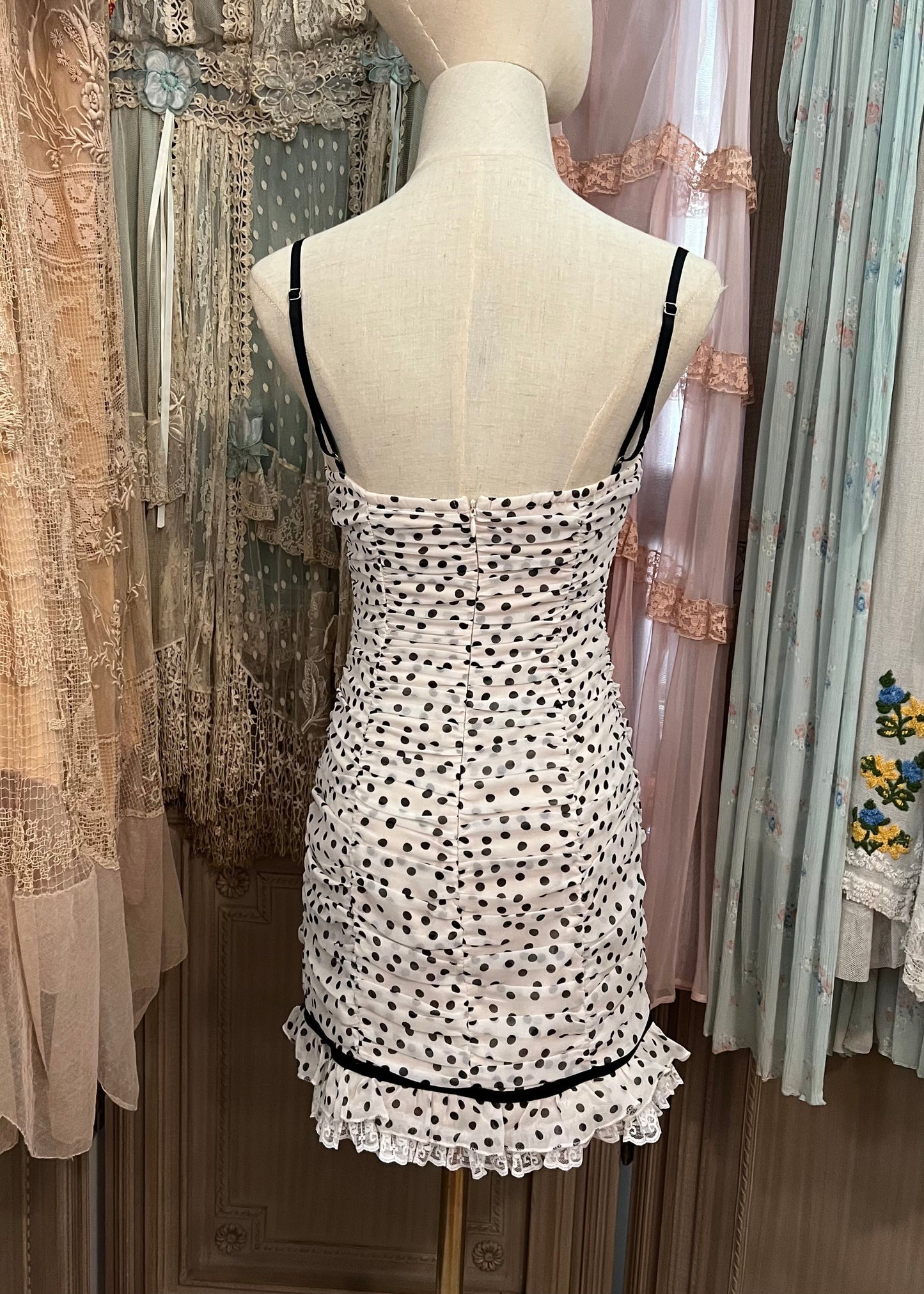 Kayla polka dots dress