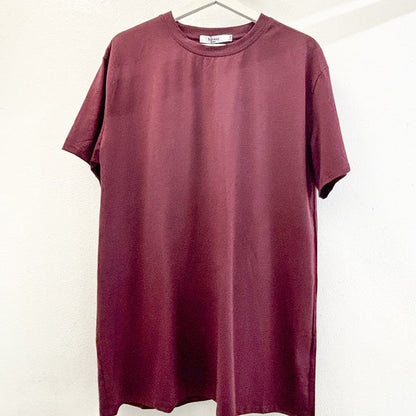 Burgundy Lace Top