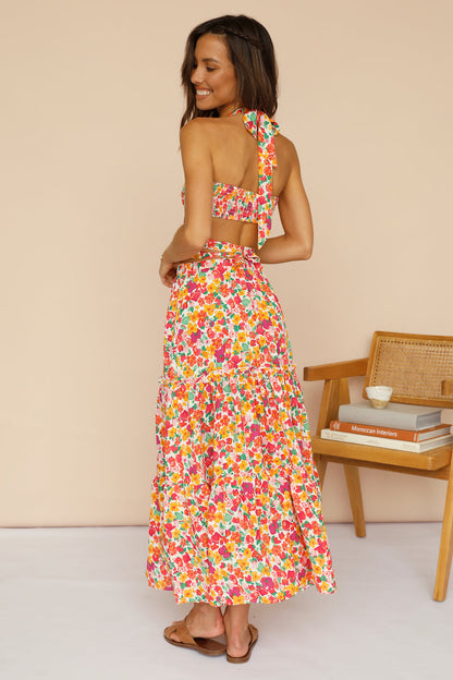 Wattlebush Maxi Skirt Red
