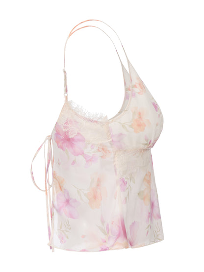 Ophelia Floral Lace Ivory Top