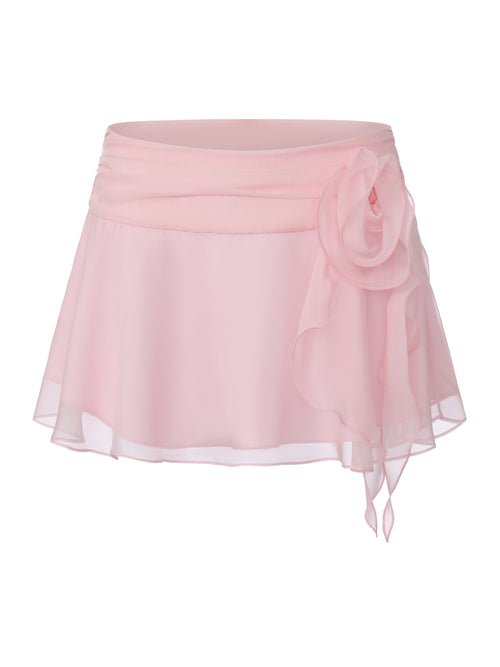Ophelia Rosette Pink Skirt