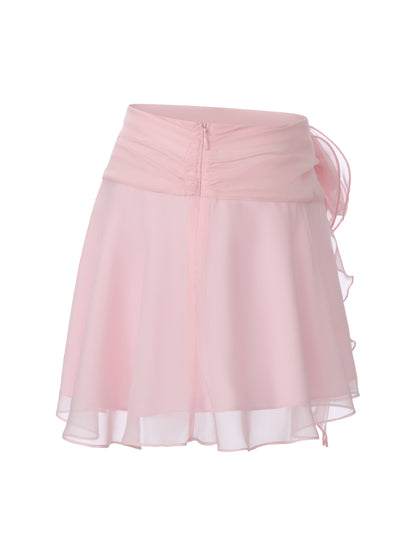 Ophelia Rosette Pink Skirt