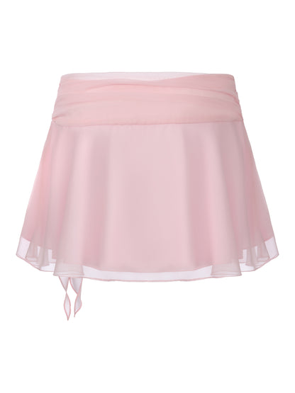 Ophelia Rosette Pink Skirt