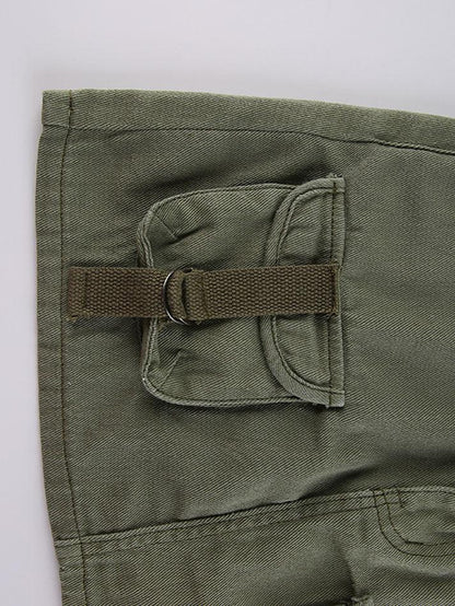 Denim mini skirt with patch pocket