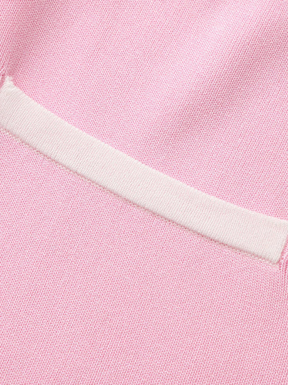 Wilhelmina Contrast A-Line Pink Skirt