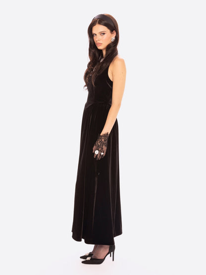 Sabine Velvet Maxi Dress