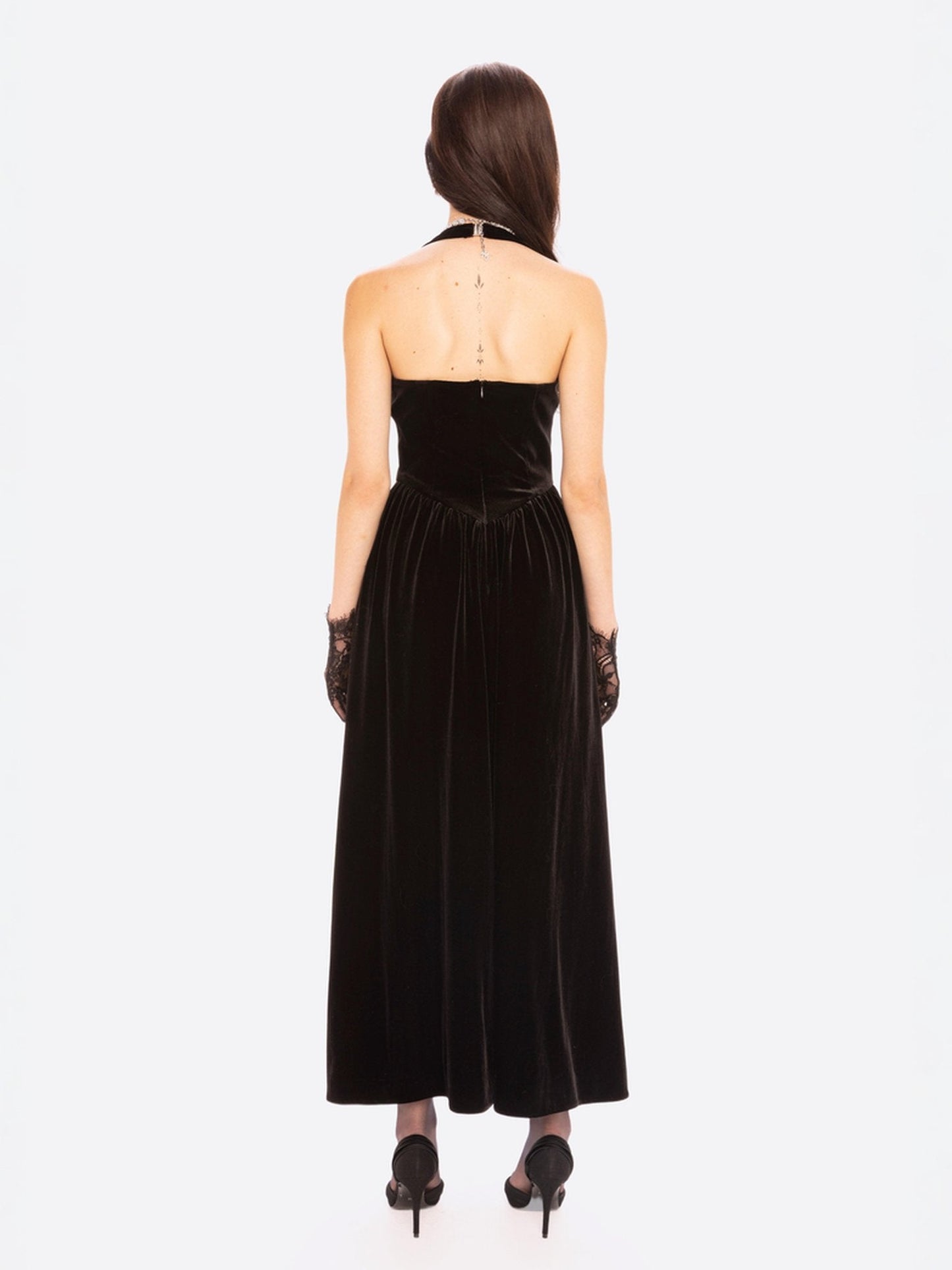Sabine Velvet Maxi Dress