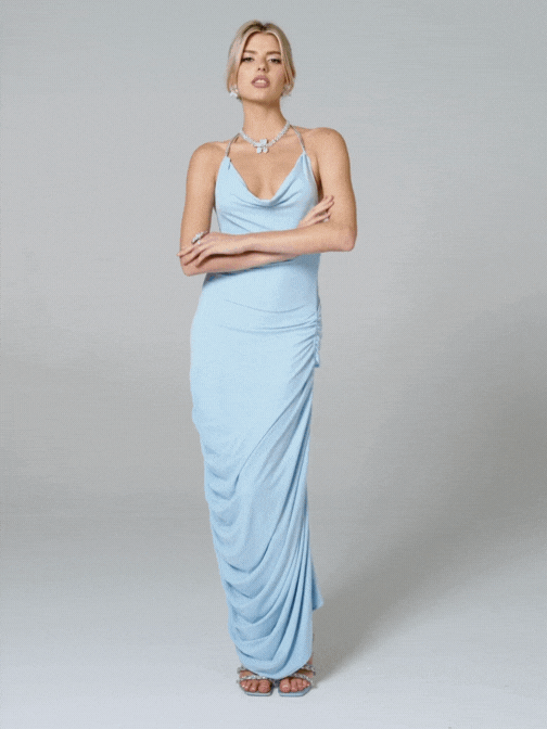 Sorine Dress (Blue) (Final Sale)