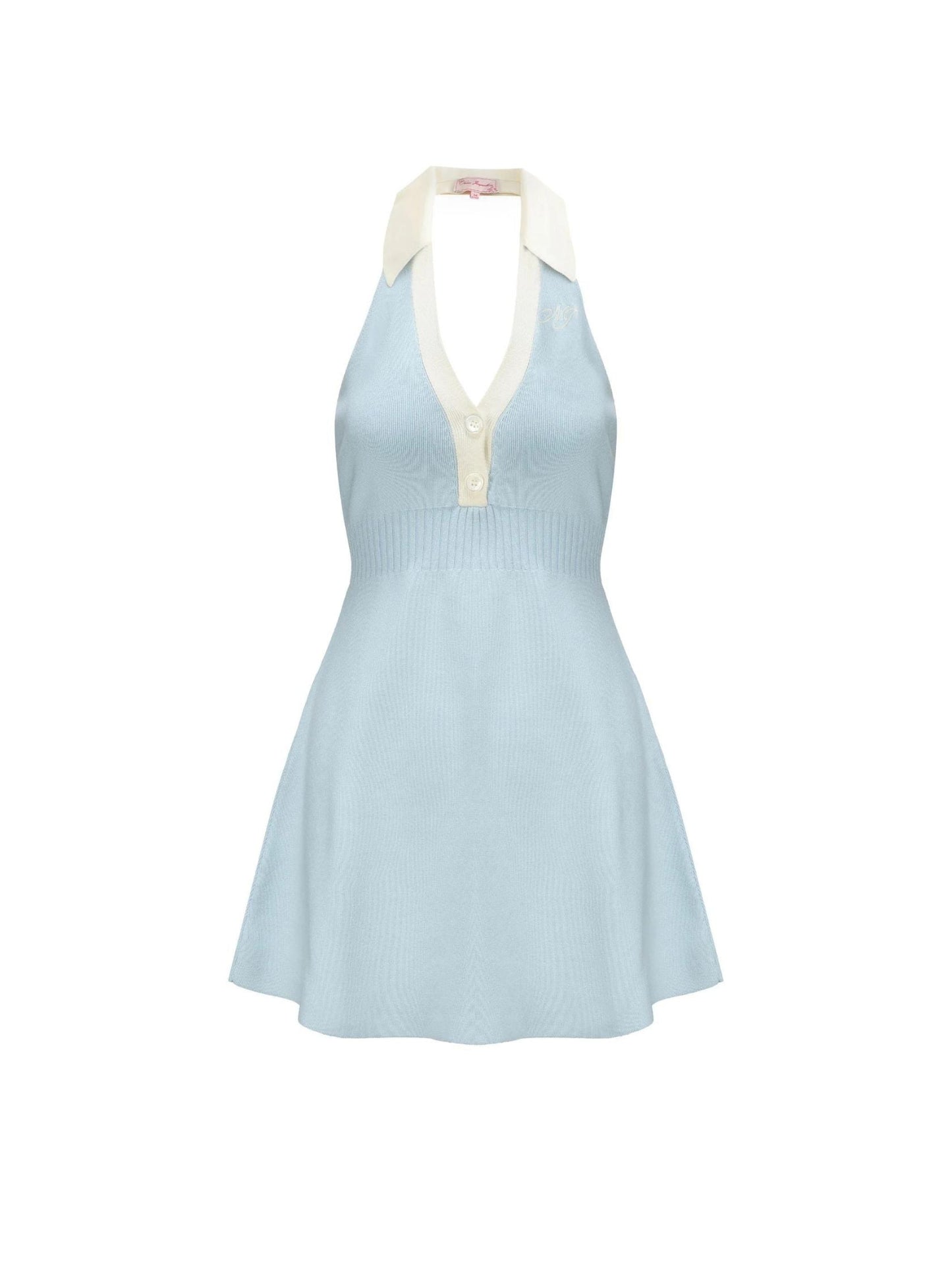 Samantha Knit Dress (Blue) (Final Sale)