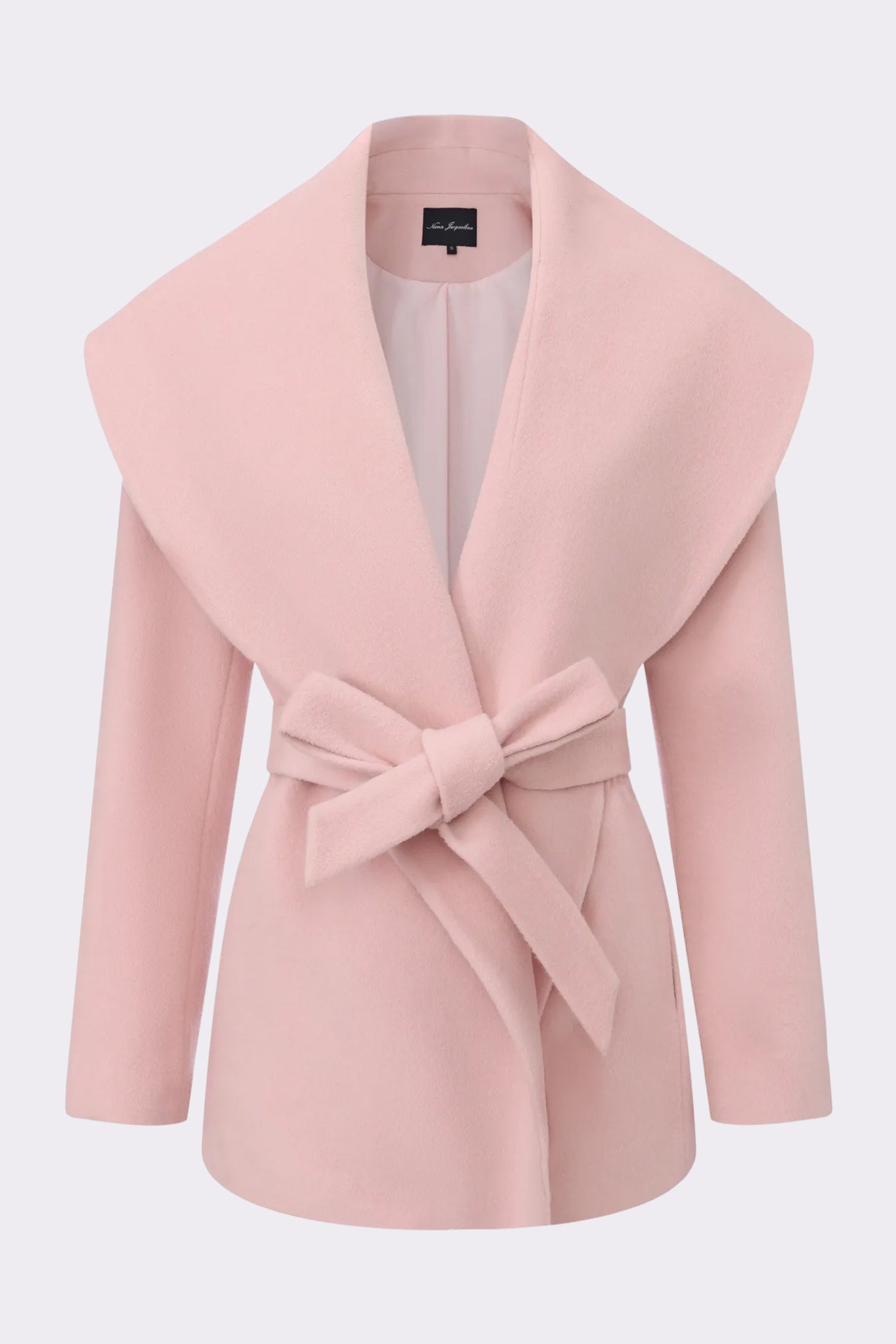 Victoria Bow Coat (Pink)