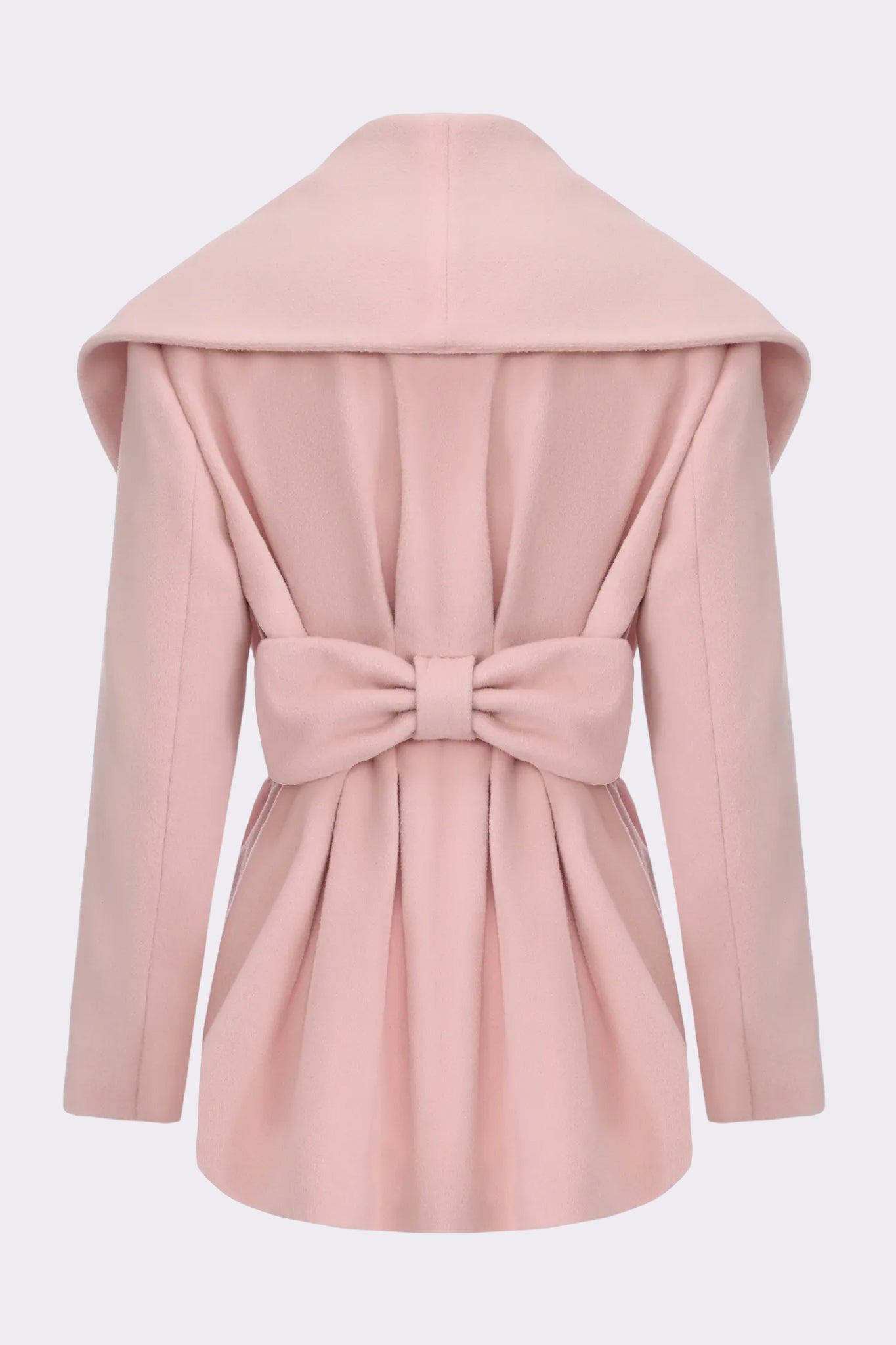 Victoria Bow Coat (Pink)