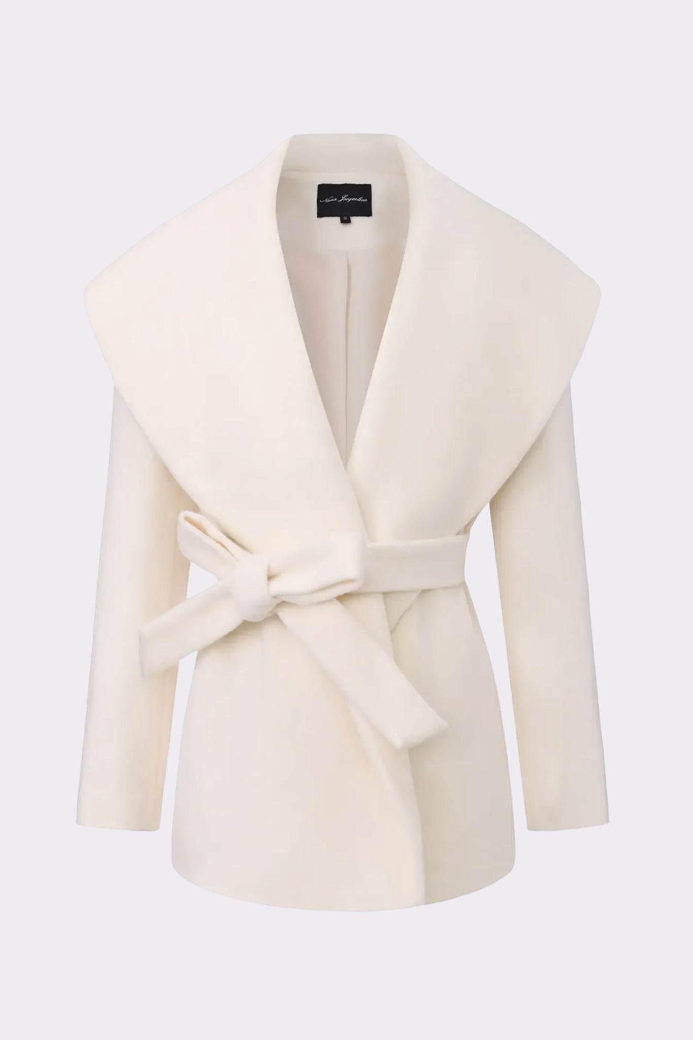 Victoria Bow Coat (White)