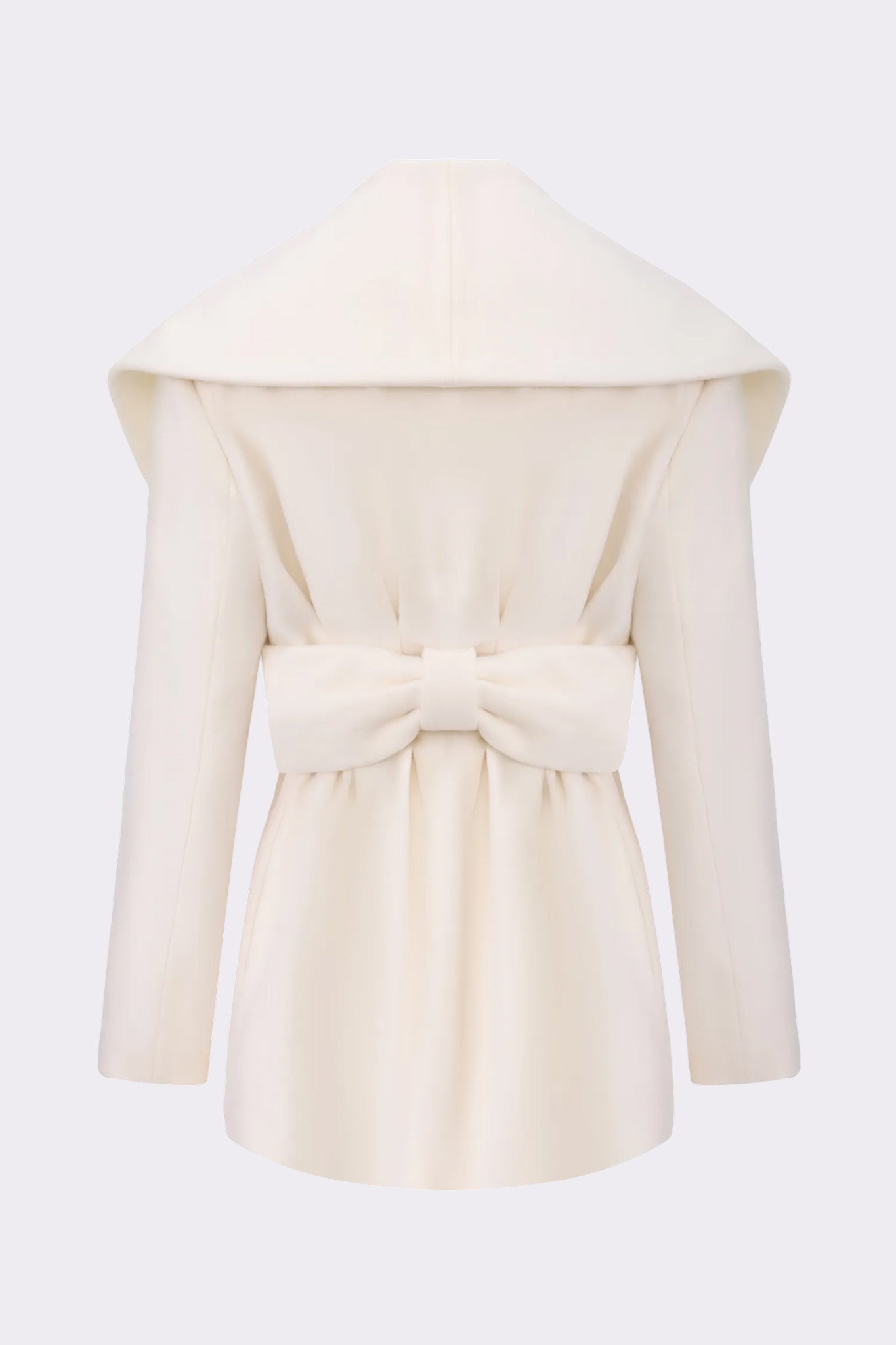 Victoria Bow Coat (White)