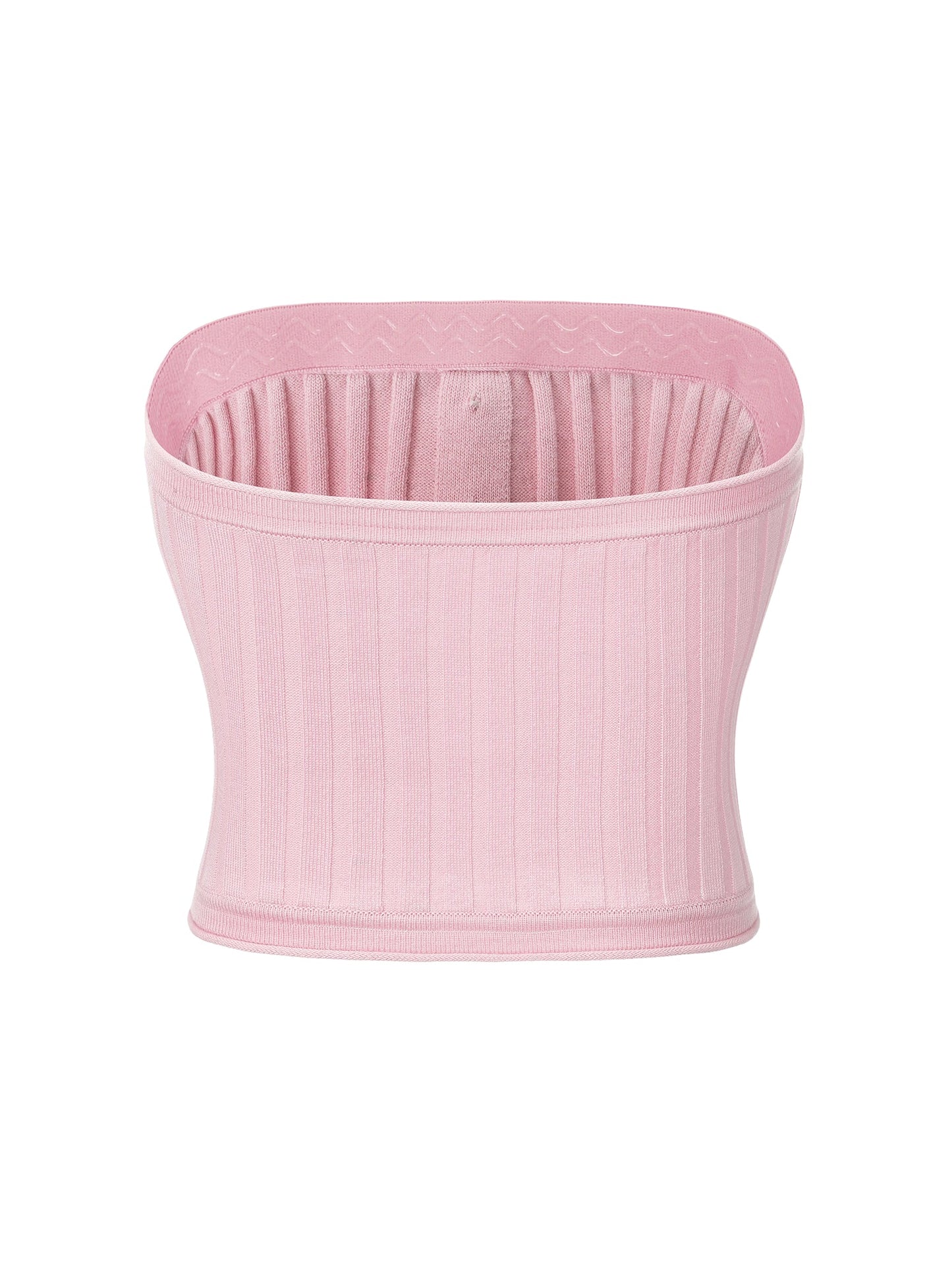 Tessa Pink Knit Tube Top