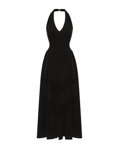 Sabine Velvet Maxi Dress