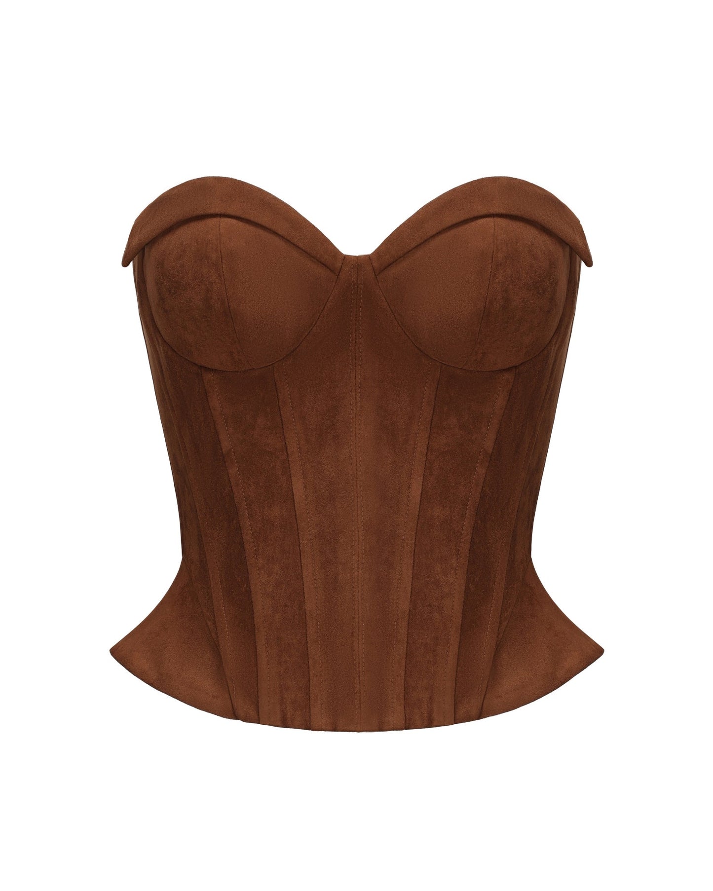 Sienna Suede Top (Brown)