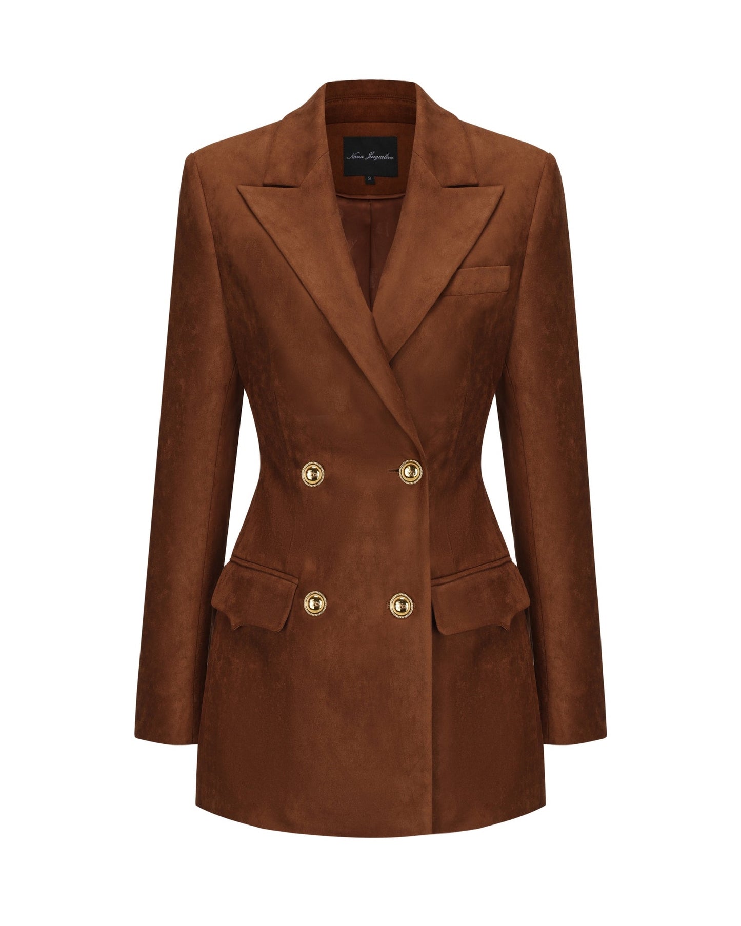 Sienne Suede Blazer (Brown)