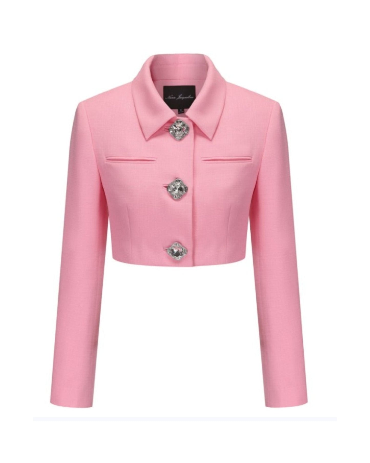 Tatiana Crop Blazer (Pink)