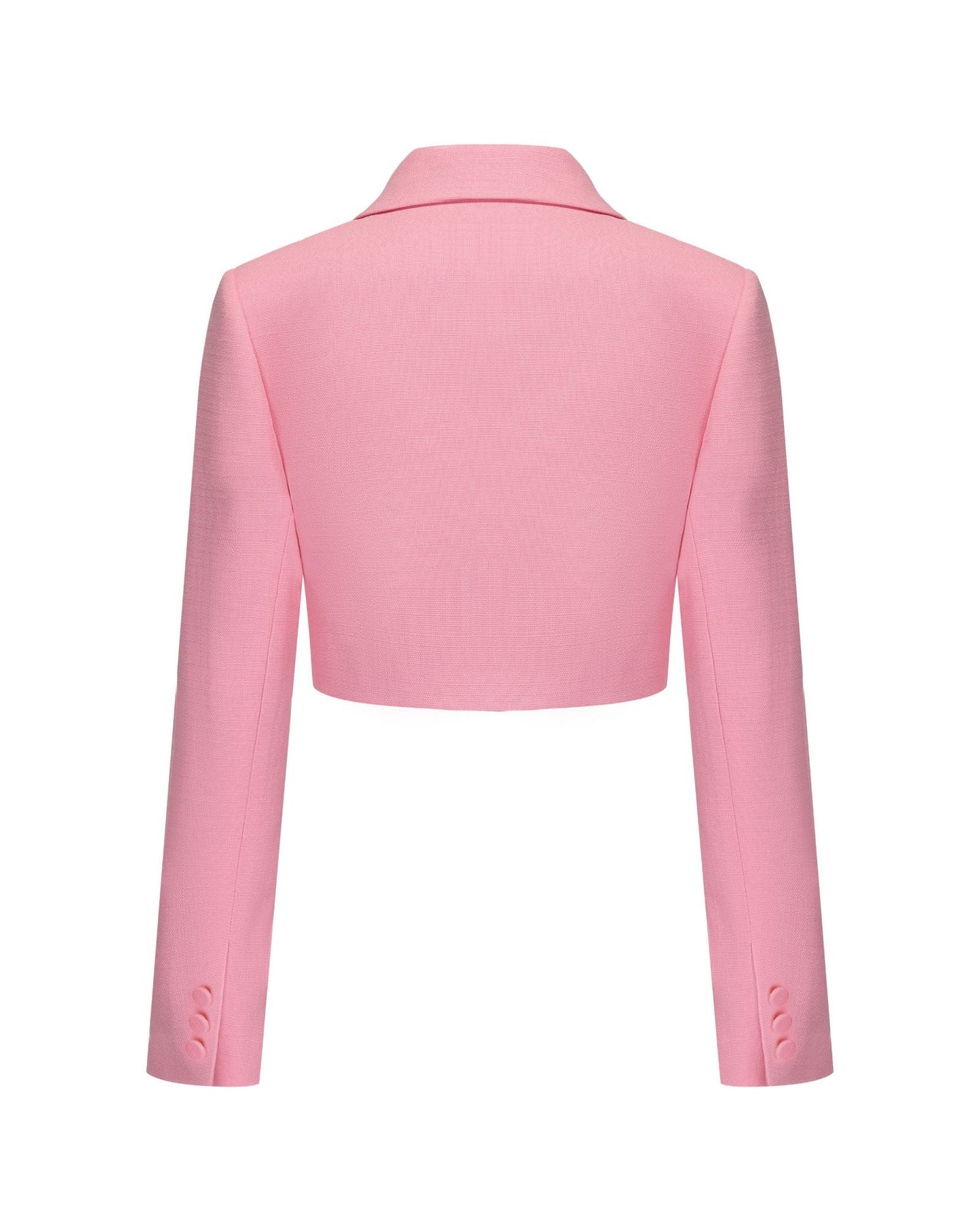 Tatiana Crop Blazer (Pink)