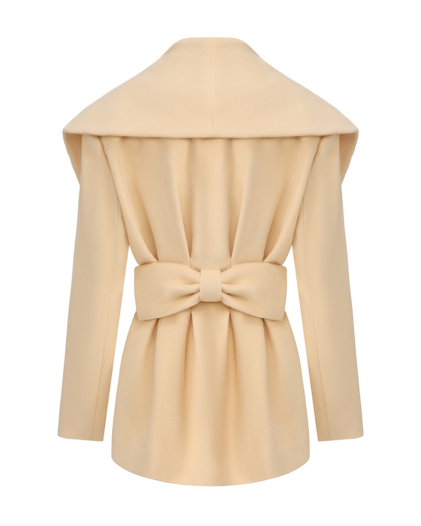 Victoria Bow Coat (Yellow)