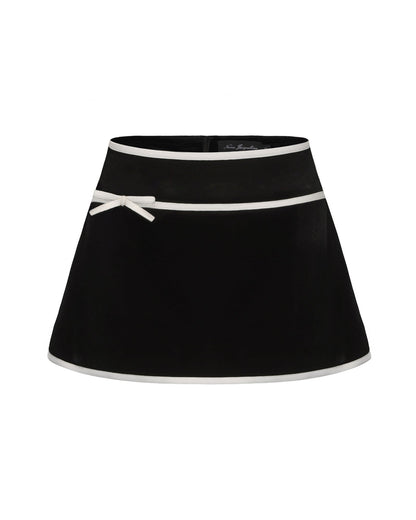 Victoria Velvet Mini Skirt