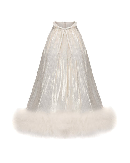 Viola Fur Mini Dress