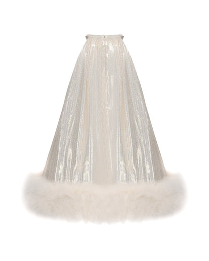 Viola Fur Mini Dress