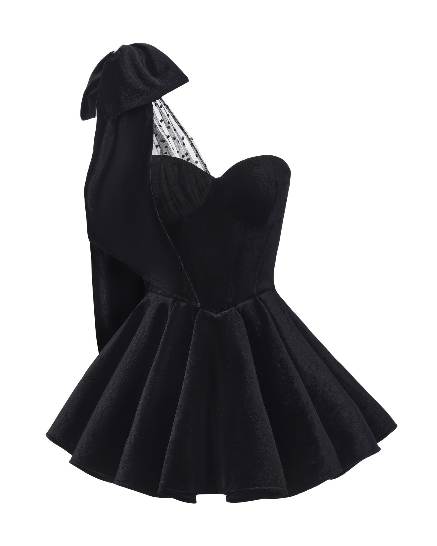 Zephina Velvet Mini Dress