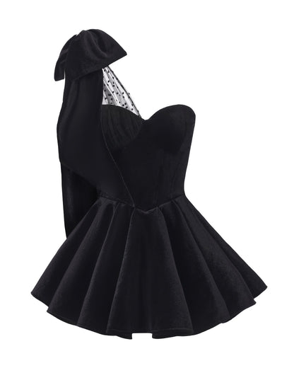 Zephina Velvet Mini Dress