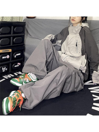 Y2K Vintage Baggy Parachute Cargo Pants
