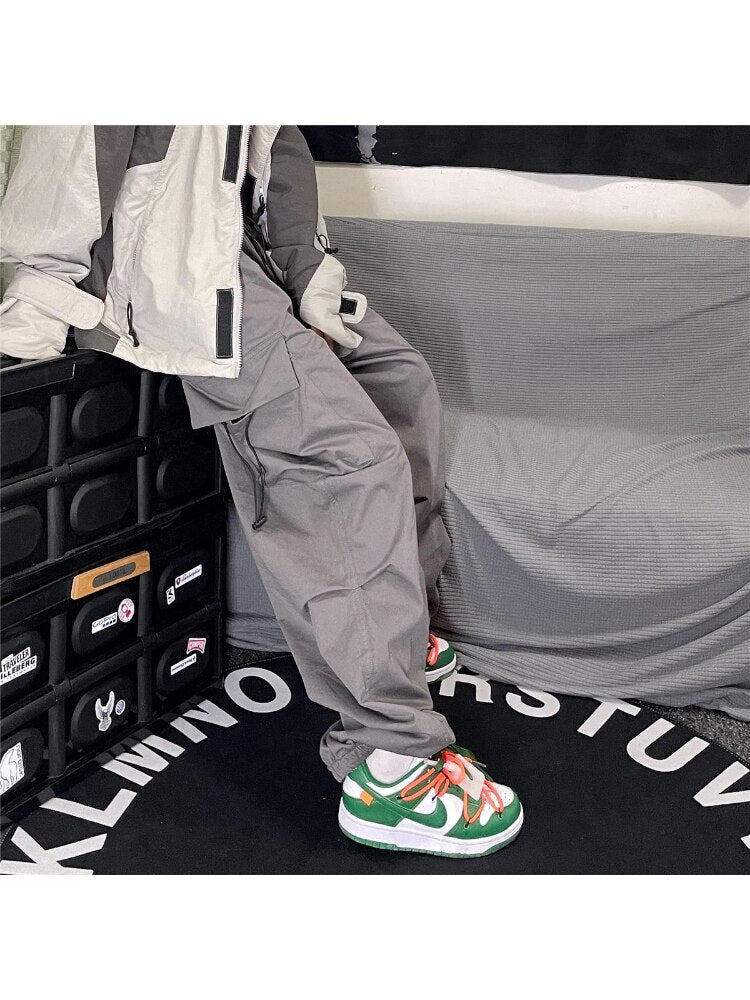 Y2K Vintage Baggy Parachute Cargo Pants