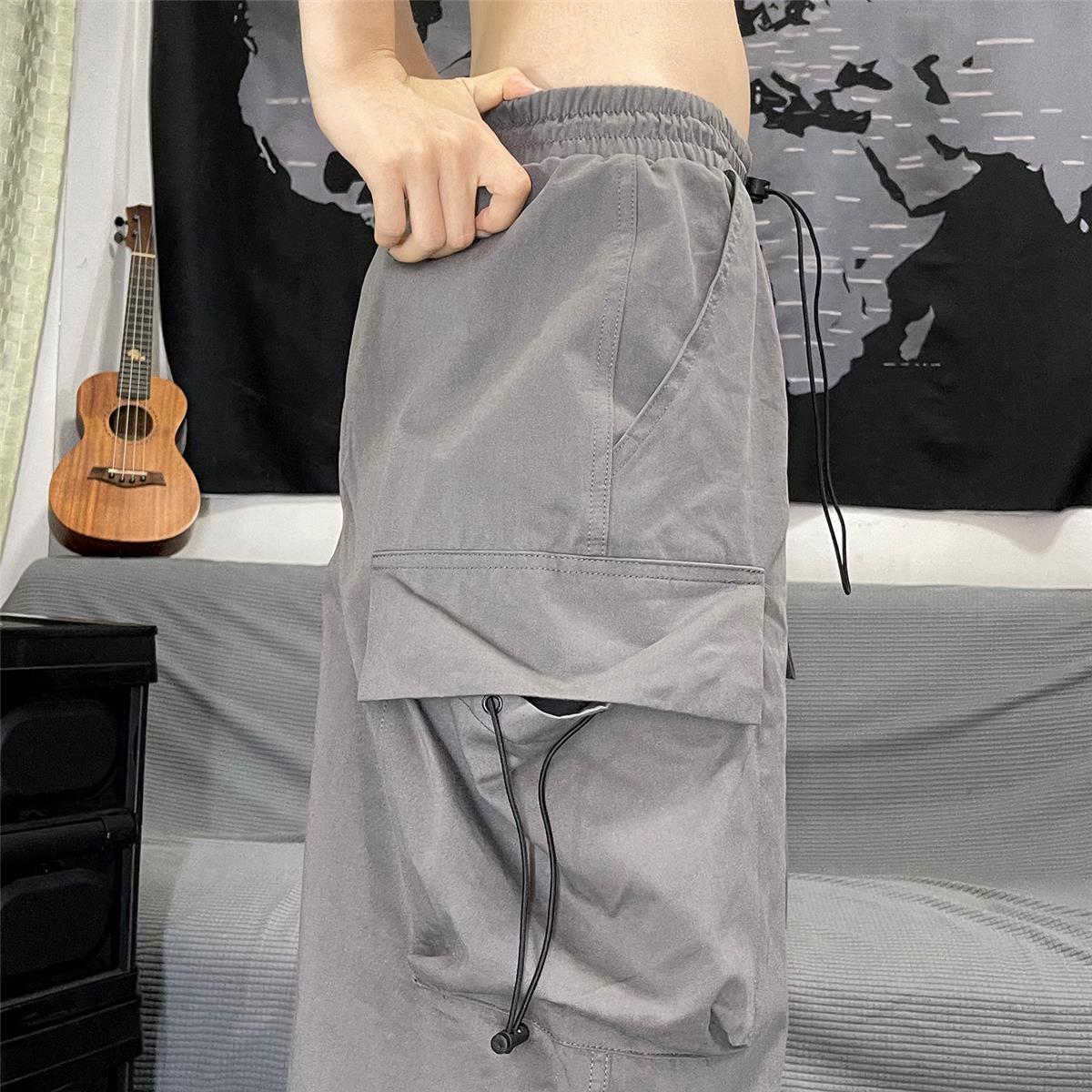 Y2K Vintage Baggy Parachute Cargo Pants