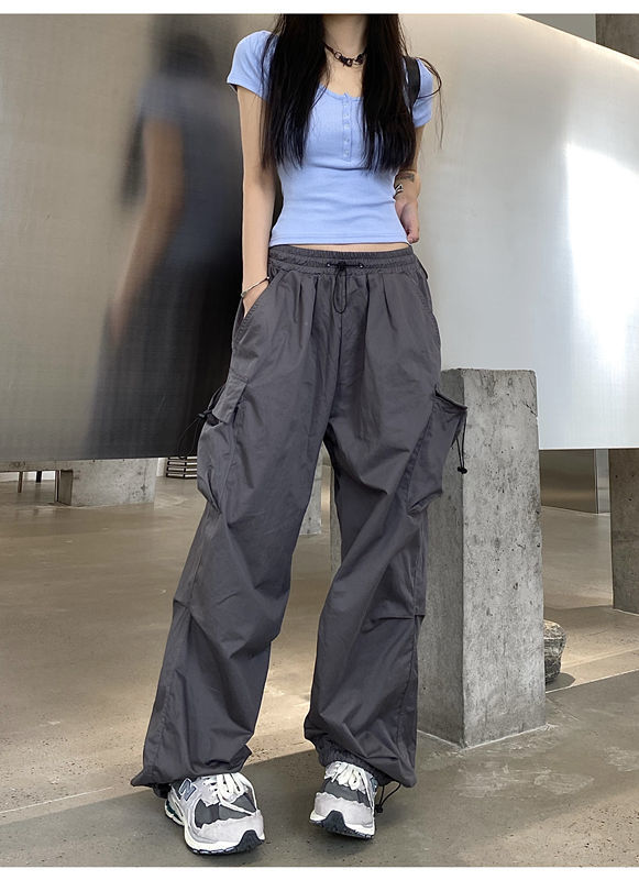 Cargo Pants Parachute Y2K