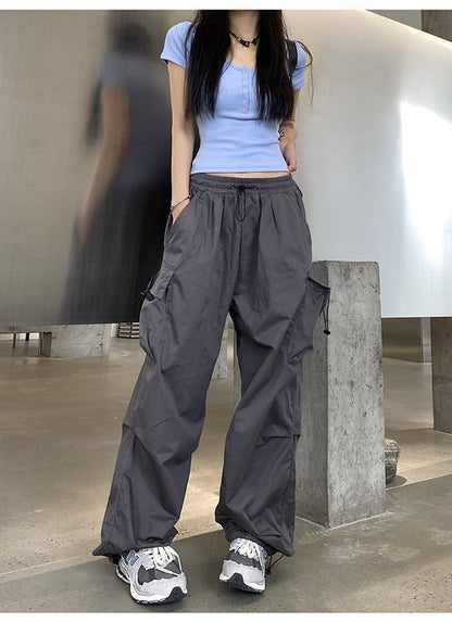 Cargo Pants Parachute Y2K