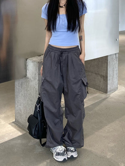 Cargo Pants Parachute Y2K