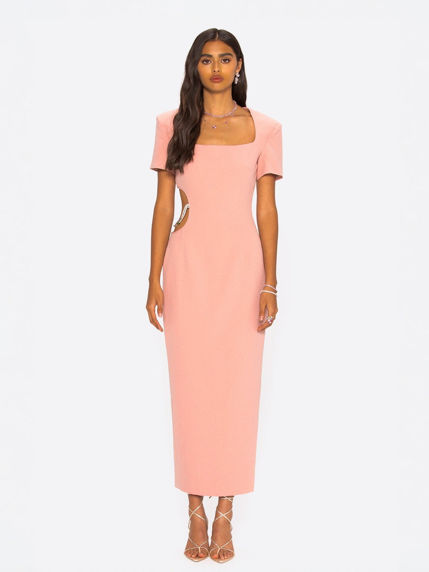Zoe Dress (Coral) (Final Sale)