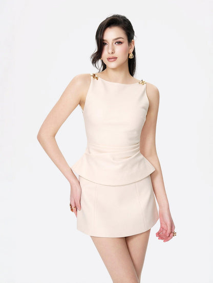 Selena Skirt (Beige)