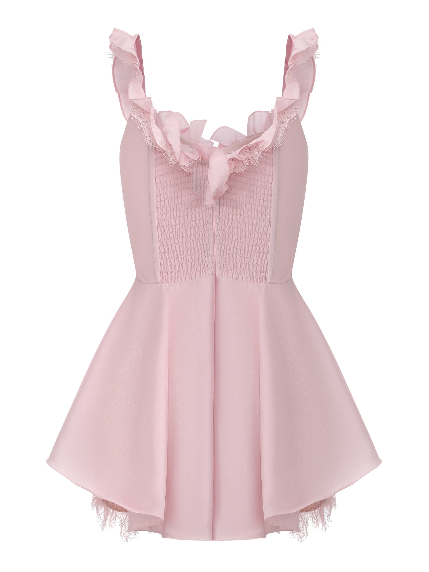 Paris Ruffle Pink Dress