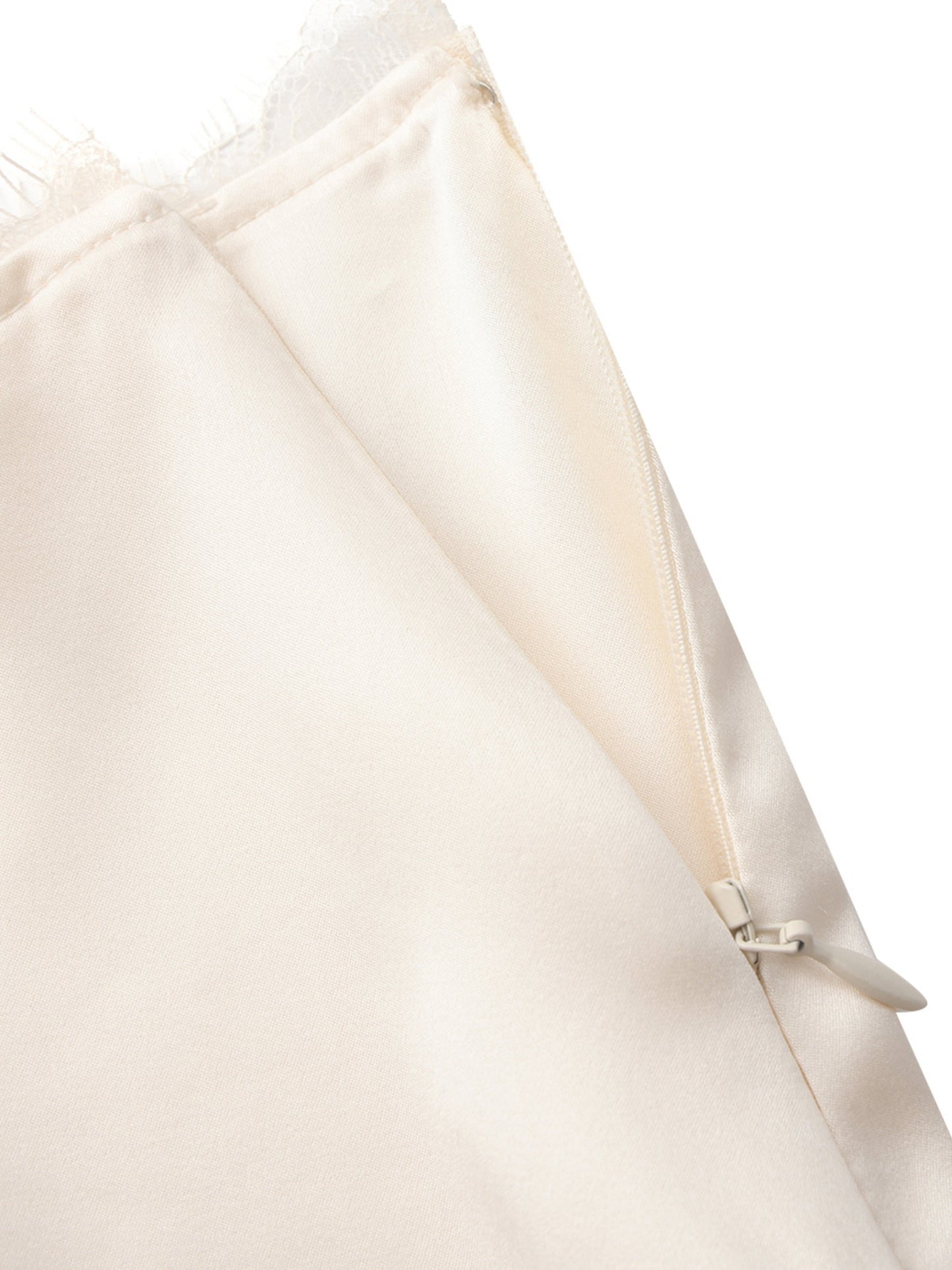 Petra Asymmetric Champagne Skirt