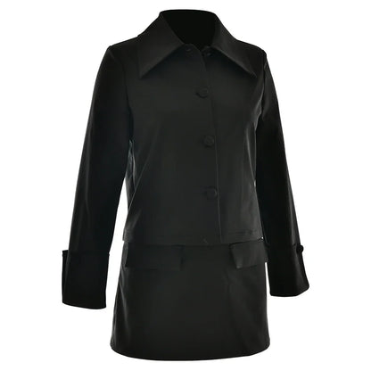 Women's Skirt Suits Casual Two Piece Sets